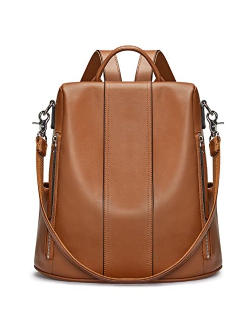 Genuine Leather Backpack Purse Anti Theft Rucksack Shoulder Bag Travel